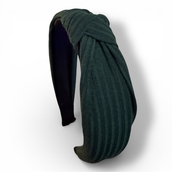 NWT J. Crew Classic Plaid Headband + Free Coordinating Green Headband - Picture 5 of 9